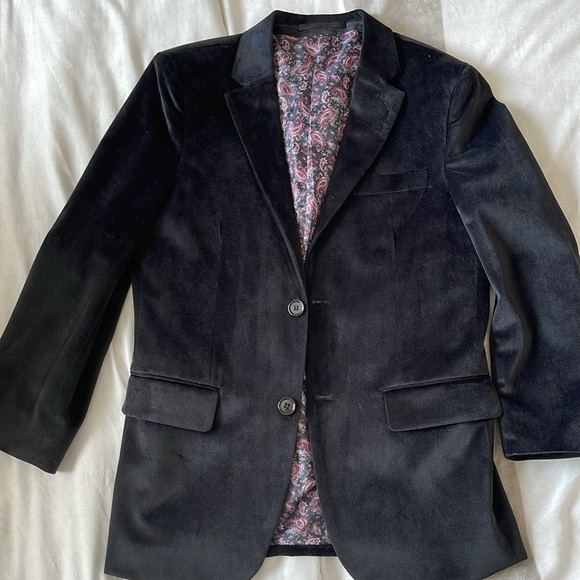 Isaac Mizrahi  boys velvet blazer size 16 - Picture 5 of 7